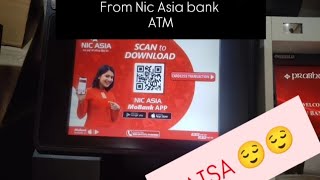 ATM bata paisa kasari nikalne??#nicasiabank