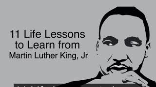 11 Life Lessons to Learn From Martin Luther King Jr - Inspiration Life