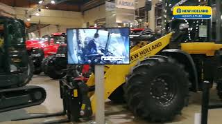 New Holland -koneet Maatalouskonemessuilla Helsingissä.