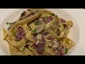 creamy bacon u0026 mushroom fettuccine