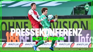 SV Werder Bremen - SC Freiburg 0:0 | Die Pressekonferenz mit Christian Streich & Florian Kohfeldt