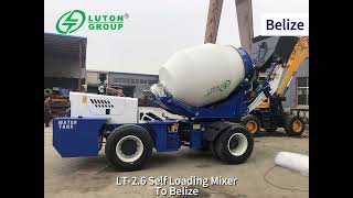 LUTON self loading concrete mixer truck exporting cases  SUSAN