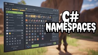 Unity Namespaces Assemblies