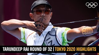 Tarundeep Rai's Round of 32 win 🏹  | #Tokyo2020 Highlights