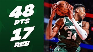 Giannis Antetokounmpo Ties Kareem For The most 45+ Point Games In Bucks Franchis