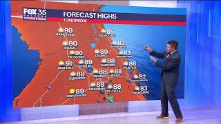 Orlando PM Weather Forecast: Chasing record high temps as we approach midweek