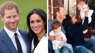 Prince Harry and Meghan Markle DEBUT Daughter Lilibet in Christmas Card