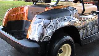 Yamaha Golf Cart Air Brushed