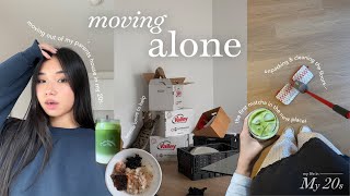 moving alone diaries 🧸📦 | the first days in my new LA apartment, unpacking \u0026 getting furniture