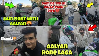 @aalyanvlogs1299 Rone Laga 💔 || Sam Ne 10R Ki Wrap Padh Diya🤬