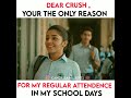 School crush WhatsApp status| school love| regular attendence| School love whatsapp status tamil