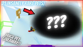 I Hatched 21 INSANELY RARE Pets In Pet Simulator X! Huge Pet Giveaway And More! | Pet Simulator X