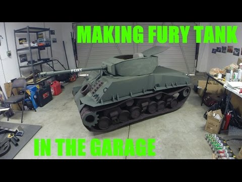 Making Fury Tank using Cardboard and Wheelchair Making Fury Tank using Cardboard and Wheelchair