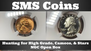 NGC Open Box - SMS Coins - Hunting for High Grade, Cameos, \u0026 Stars