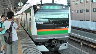 Ｅ２３３系３０００番台高崎線普通赤羽行き浦和駅入線～発車その１