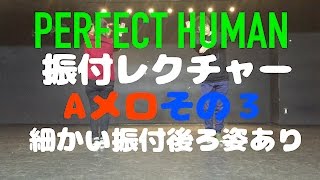 振付レクチャー動画！オリラジ【PERFECT HUMAN】Aメロその3 細かい振付編