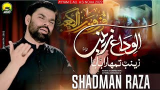 Alwida Zainab sa | Shadman Raza Naqvi | New Noha Shahdat e Imam Ali (a.s) 1443-2022