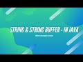 String StringBuffer Classes in Java with Example Code