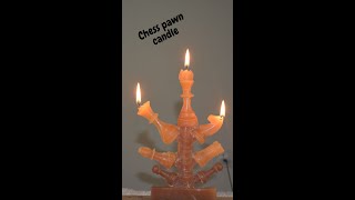 chess pawn candle making #shorts #diy #candle