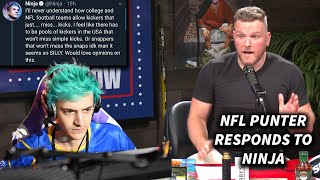 Pat McAfee Responds To Ninja Talking About NFL Kickers Missing
