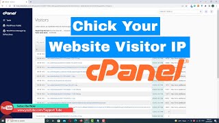 How To Detect Visitors IP Address from website using Cpanal