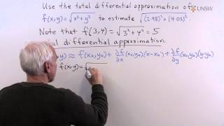 Ch1Pr7: Total Differential Approximation