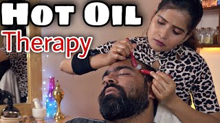 Cosmic Lady Ultra Stress Relaxation With Hot Oil Head Massage & Deep Healing With New Tools 💈ASMR