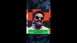 Spotify India Wrapped 2022 Highlights | King, Sidhu Moose Wala More! #shorts #shortsvideo #spotify
