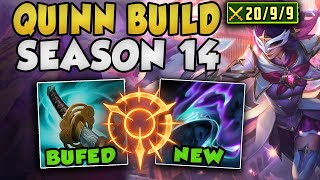 RANK 1 QUINN SHOWS YOU HOW TO BUILD QUINN TOP IN SEASON 14! (LETHALITY OP)