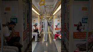 Mumbai Dahisar to Andheri Metro🚆 #mumbaimetro #mumbai #delhi #indore #city #train #metro #pune #dog