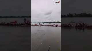 Congress MP Rahul Gandhi Participates In A Snake Boat Race at Punnamada Lake, Kerala | #viralvideo