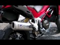 Full Termignoni Titanium Exhaust on 2015 Ducati Multistrada 1200 at Euro Cycles of Tampa Bay