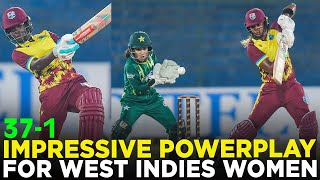 2nd Innings Powerplay | Pakistan Women vs West Indies Women | 5th T20I 2024 | PCB | M2F2A