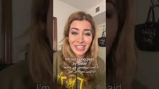 A message from former Miss Iraq, Sarah Idan