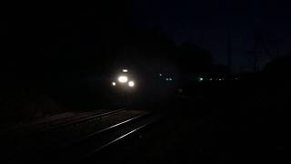 Amtrak 695 at Cross Rd with 130 trailing