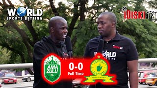 Amazulu 0-0 Mamelodi Sundowns | Sundowns Best in South Africa, Like it or Not | Junior Khanye