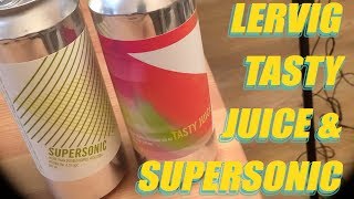 Tasting Lervig Hazy Days IPA and Supersonic DIPA