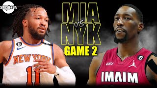 Miami Heat vs New York Knicks Full Game 2 Highlights | 2022-23 NBA Playoffs