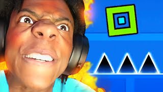 Speed Attempts The "Hardest" Geometry Dash Level.. 😂
