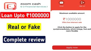 zoom cash loan app review/ zoom cash loan app real or fake