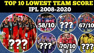 IPL 2008-2020 Lowest Team Total | IPL 2021 Match Highlights | IPL Highlights 2021 / CSK VS SRH IPL