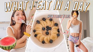What I Eat In A Day As a Vegetarian! (how I lost 6lbs)