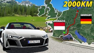 ETS2 Longest Road Trip - Monaco to Berlin | Euro Truck Simulator 2