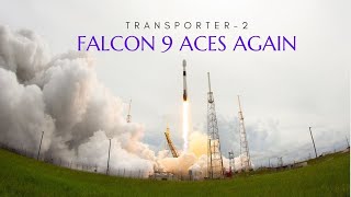 SpaceX Falcon 9 sticks Transporter-2 launch and landing