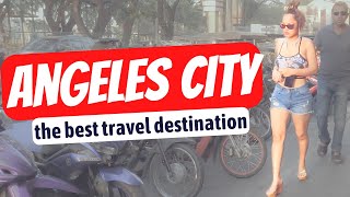 Is there a better place than Angeles City? Street Walking ASMR tour[4K] 🇵🇭 Real Life Philippines