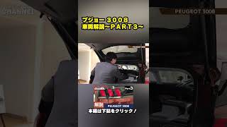 ＳＵＶ「プジョー ３００８」車両解説～ＰＡＲＴ３～  #peugeot #3008 #過去動画