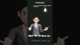 Forsage  100%  Decentralized system  he ?