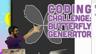Coding Challenge #60: Butterfly Generator
