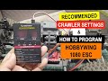 How to Program and Recommended Crawler Settings on Hobbywing 1080 ESC