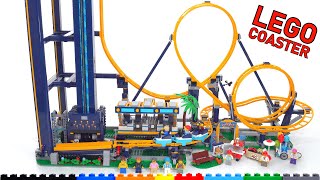 LEGO (Double) Loop Coaster set review! Works GREAT, but not for everyone